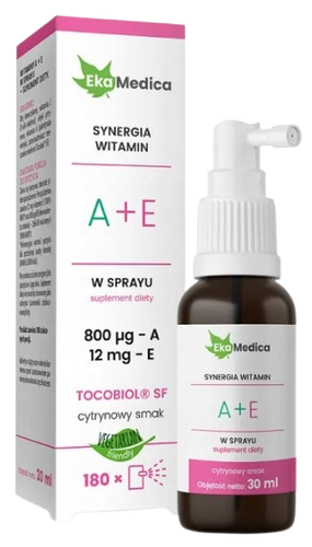 EkaMedica Vitamin A 800 µg + E 12 mg in Spray 30ml