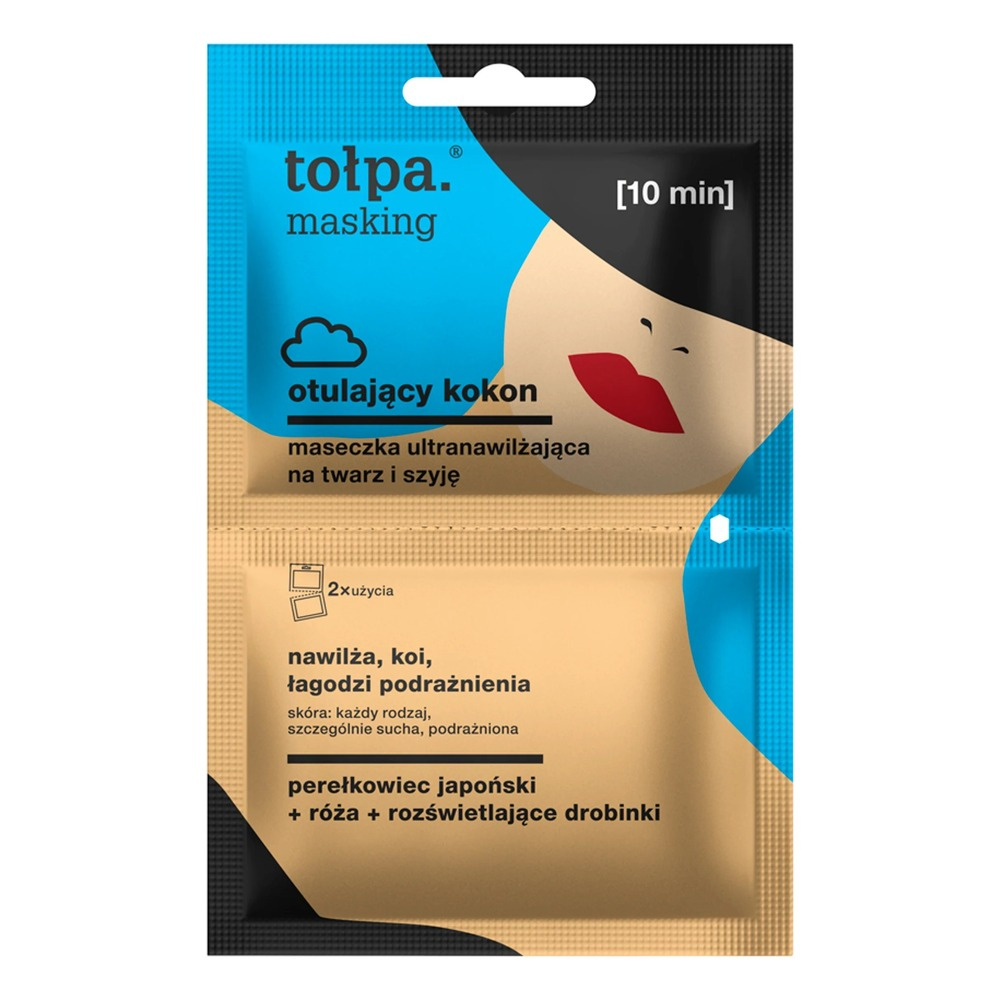Tolpa Masking Wrap Cocoon Moisturizing Face and Neck Mask 2x5ml