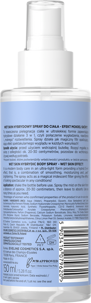 Eveline Wet Skin Hybrydowy Spray do Ciała 150ml