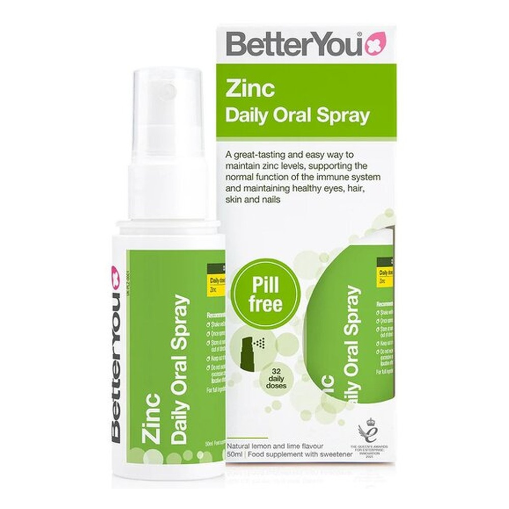 BetterYou Cynk Spray doustny, Cytryna i limonka 50ml