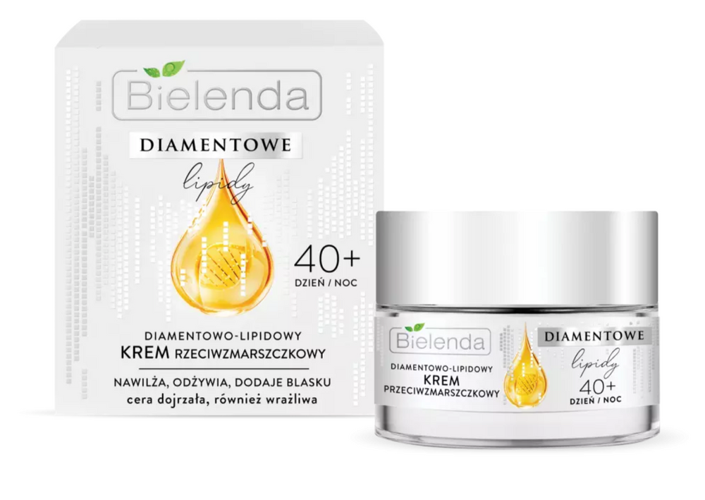 Bielenda Diamond Lipids 40+ Diamond-Lipid Anti-Wrinkle Cream for Mature and Sensitive Skin Day and Night 50ml