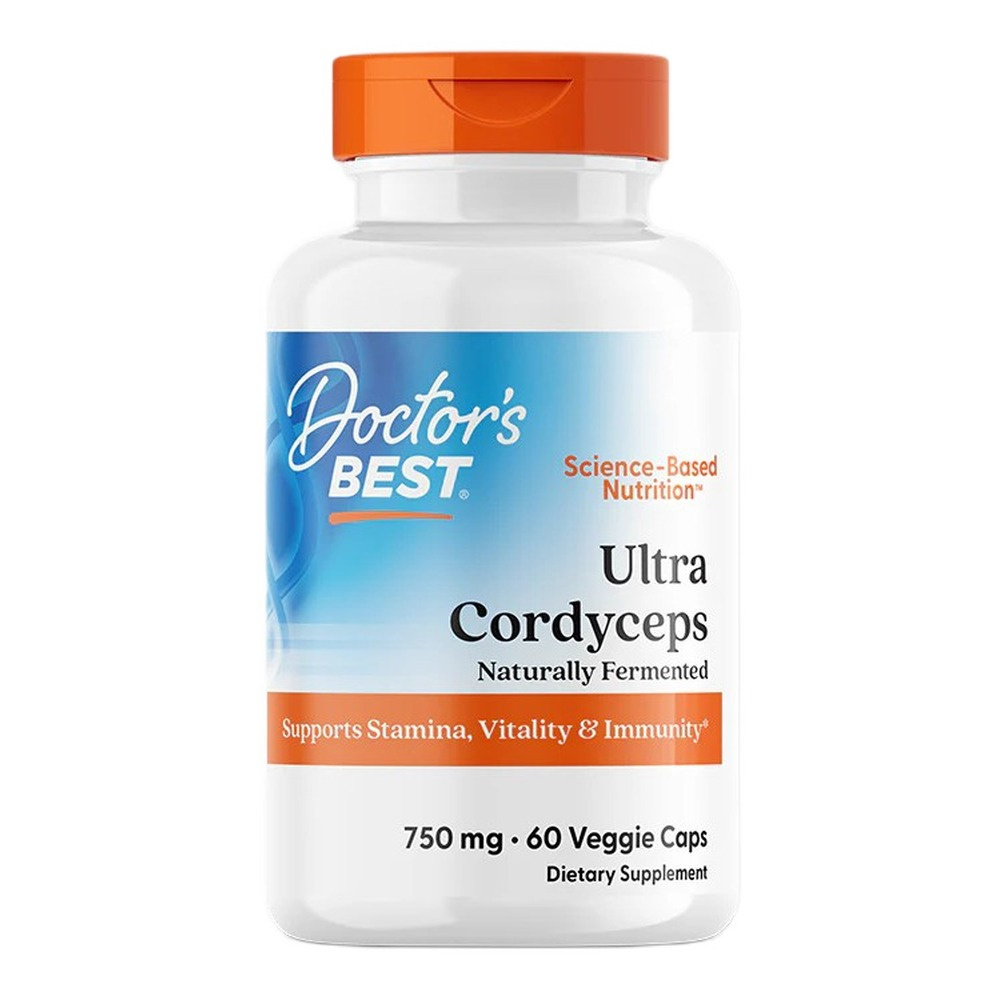 Doctor's Best Ultra Cordyceps 750mg For Energy and Vitality 60 Vcaps