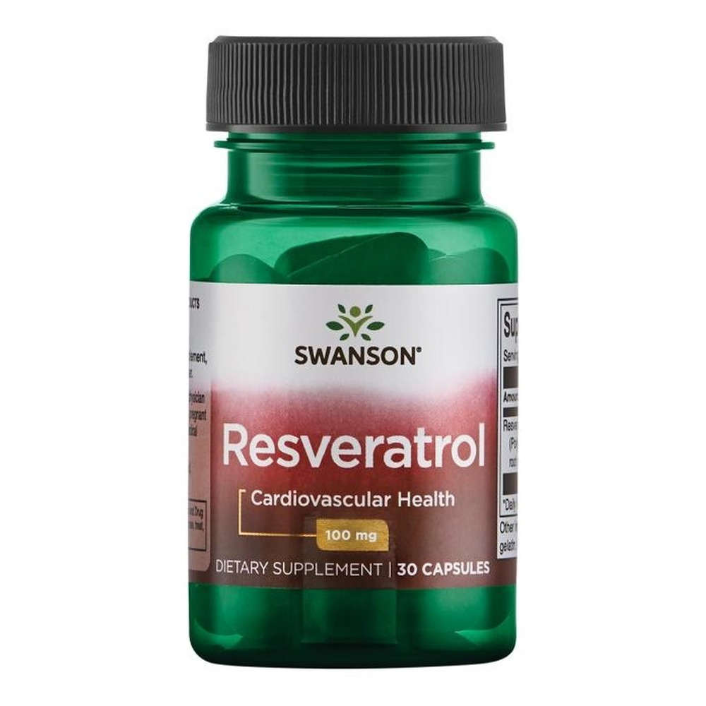 Swanson Resveratrol 100mg 30 Kapsułek