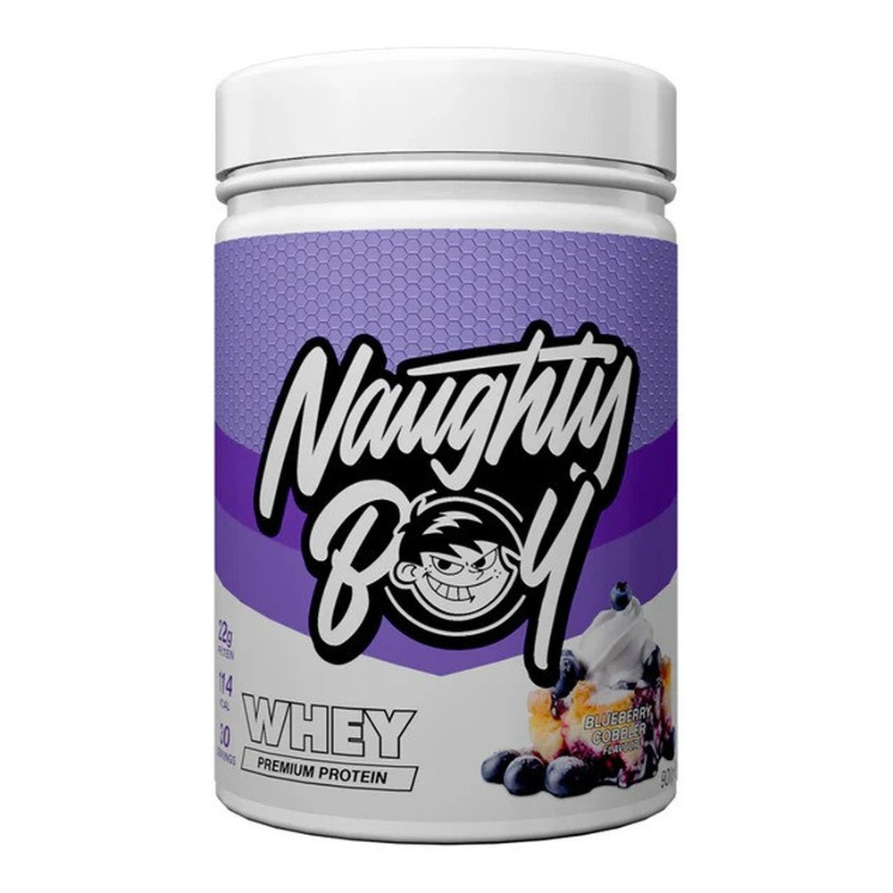 Naughty Boy Advanced Whey Odżywka Białkowa Jagodowa Babeczka na Wzrost Mięśni 900g