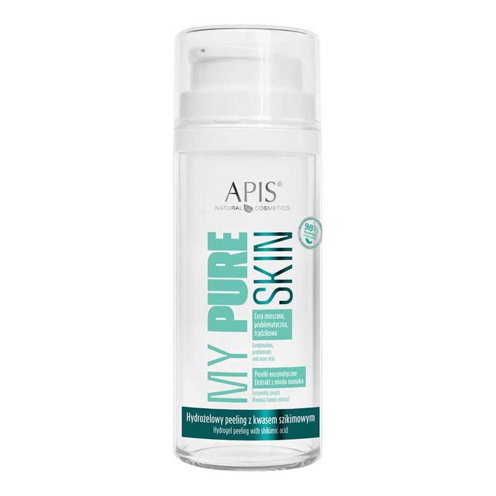 Apis My Pure Skin Hydrogel Hydrożelowy Peeling z Kwasem Szikimowym 100ml