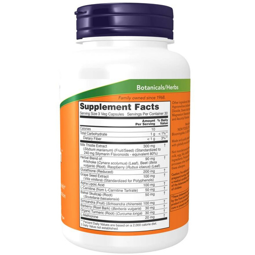 Now Foods Liver Refresh Wspiera Procesy Detoksykacji Organizmu 90 Kapsułek