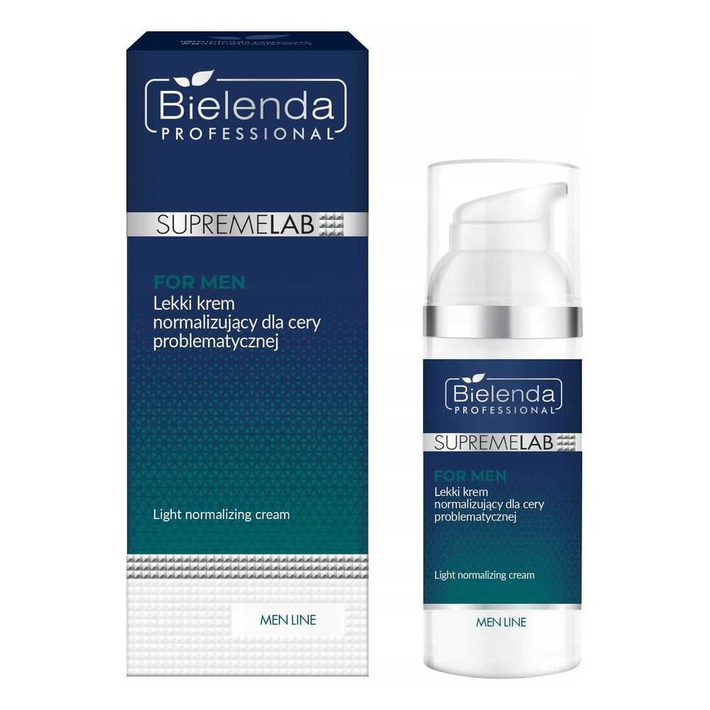Bielenda Professional SupremeLab Men Line Lekki Krem Normalizujący dla Skóry Mieszanej i Tłustej 50ml