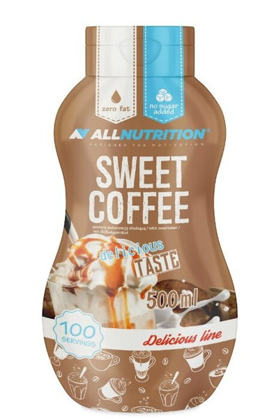 Allnutrition Sweet Sauce Dessert Sweet Coffee 500ml