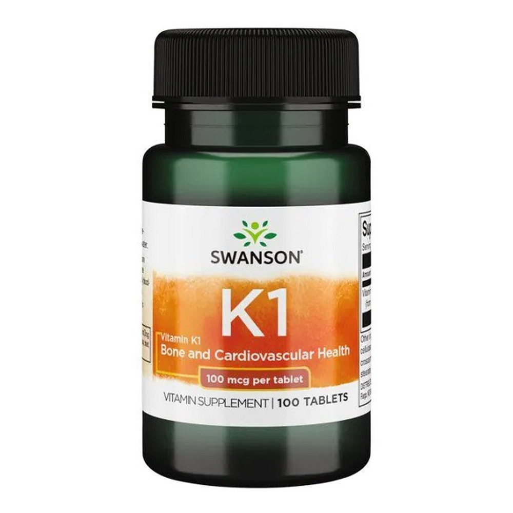 Swanson Vitamin K1 100mcg 100 Tablets