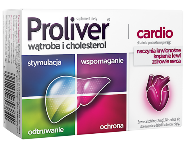 Aflofarm Proliver Cardio Wsparcie Wątroby i Trawienia 30 Tabletek