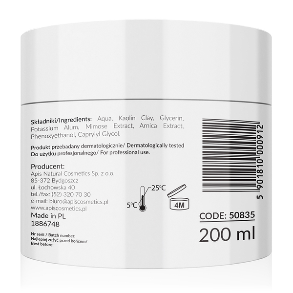 Apis Profesjonalna Maska Łagodząca po Kuracji Kwasami dla każdego Rodzaju Skóry 200ml