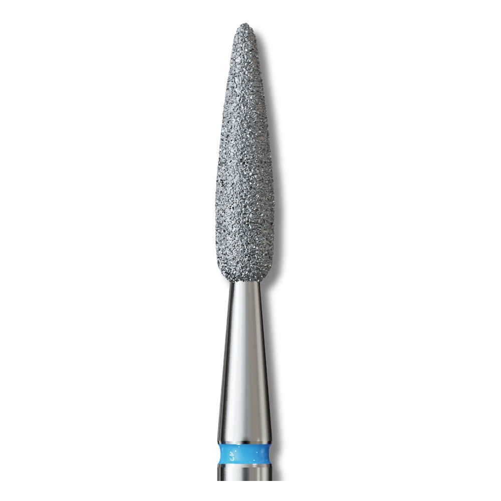 IQ Nails Diamentowy Frez do Paznokci Długi Kształt Płomienia Średnio Drobne 2,3mm 243R.524.023 1 Sztuka