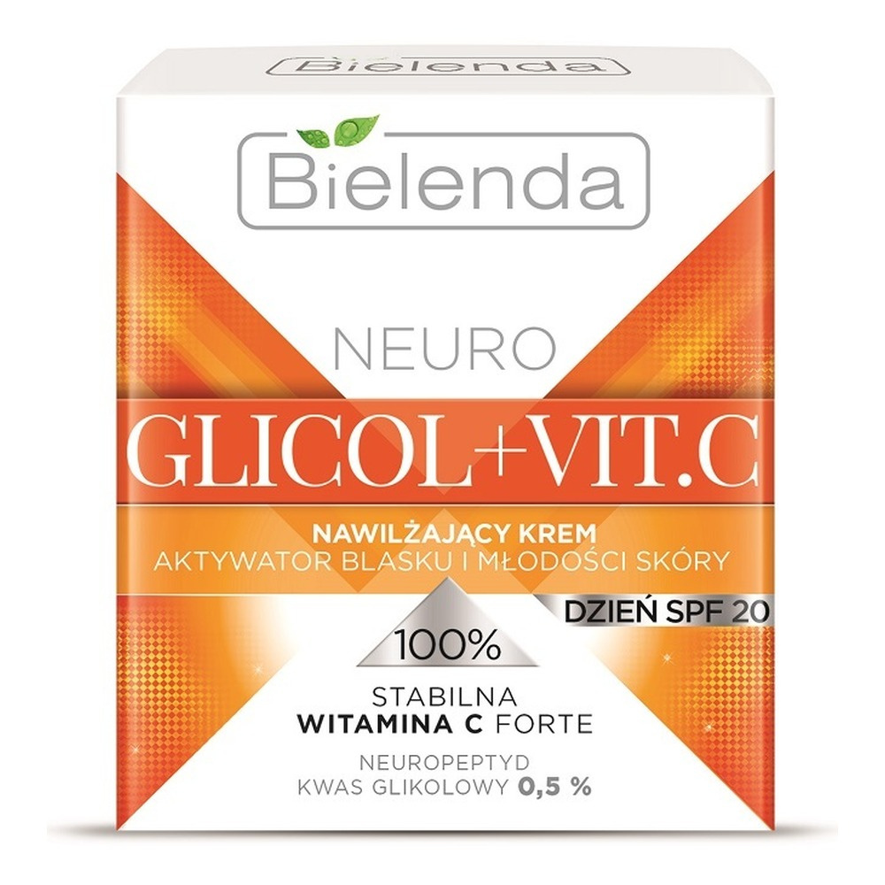 Bielenda Neuro Glicol Vitamin C Krem do Twarzy Nawilżający Przebarwienia SPF20 50ml