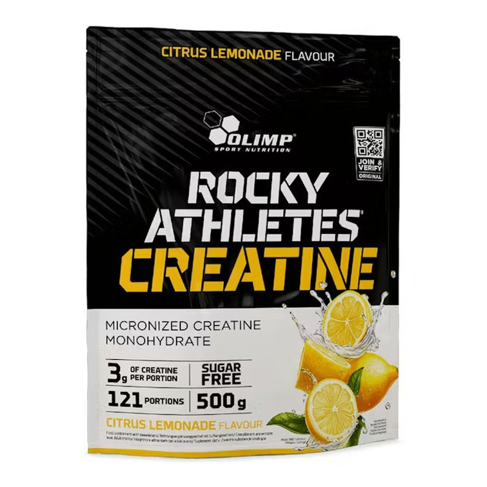 Rocky Athletes Creatine, Citrus Lemonade - 500g