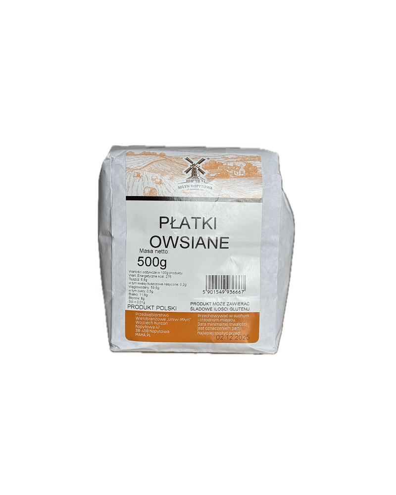 Młyn Kopytowa Oat Flakes 500g