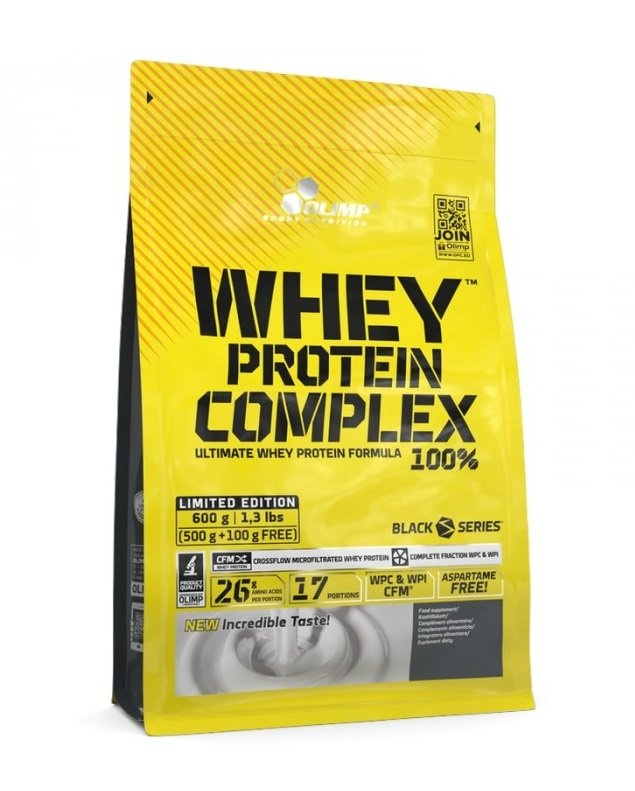 Olimp Nutrition Whey Protein Complex 100% Odżywka Białkowa na Masę Mięśniową o Smaku Szarlotki 600g