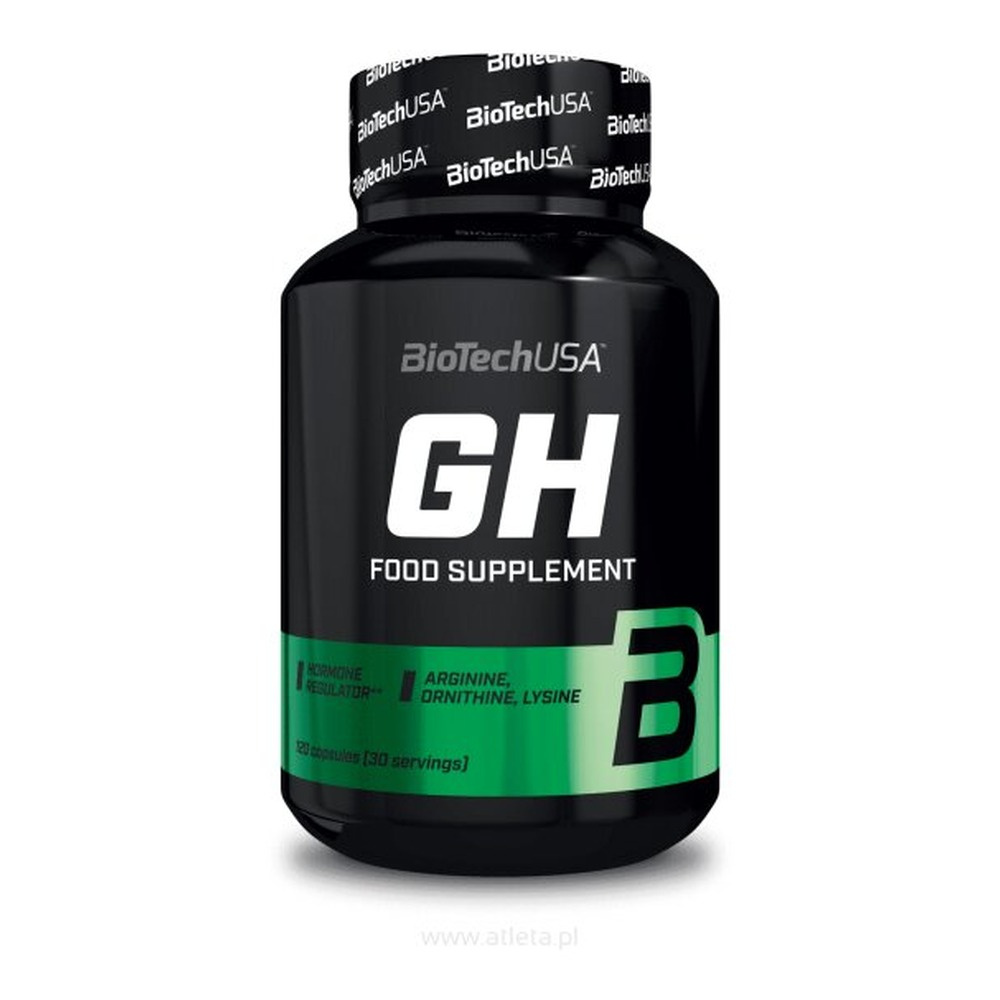 BioTechUSA GH Hormone Regulator Kapsułki z aminokwasami i witaminą B6 120 kapsułek