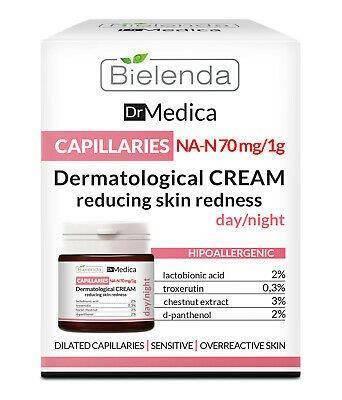 Bielenda Capillary Skin Dermatological Anti Redness Face Cream Day and Night 50ml