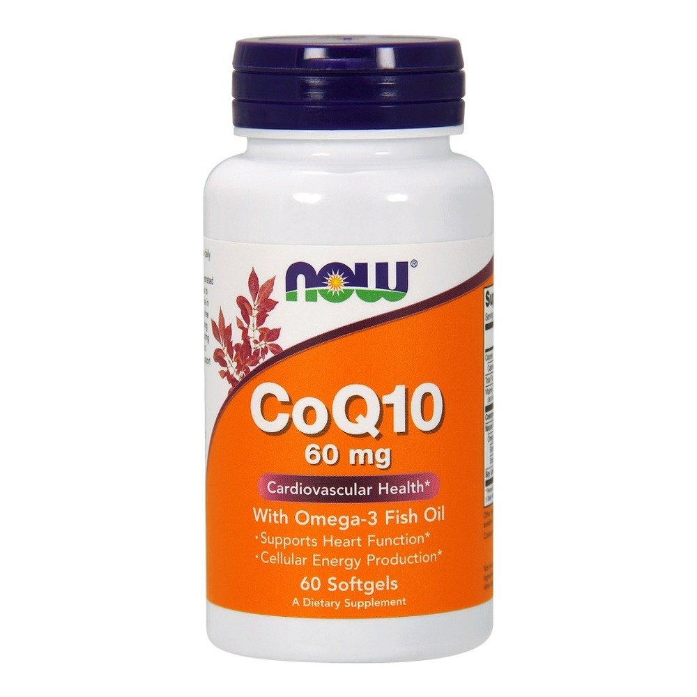 CoQ10 with Omega-3, 60mg - 60 softgels