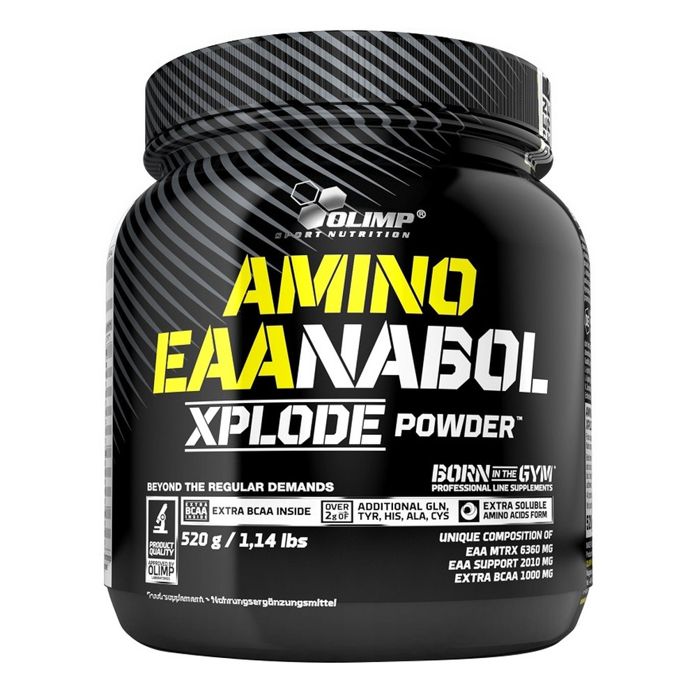 Olimp Nutrition Amino EAA Xplode Aminokwasy Egzogenne w Proszku dla Sportowców o smaku Mrożonej Herbaty Brzoskwiniowej 520g