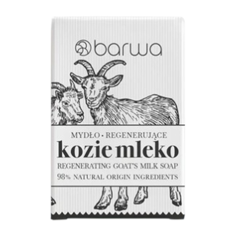 Barwa Pure Calm Regenerujące Mydło w Kostce Kozie Mleko dla Skóry Wrażliwej i Suchej 100g