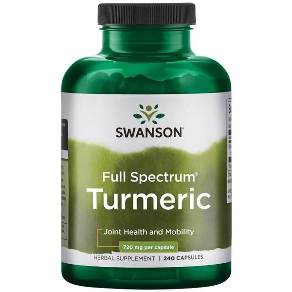 Swanson Full Spectrum Turmeric 720mg 240 Capsules