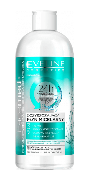 Eveline Facemed+ Cleansing Micellar Liquid 3in1 400ml