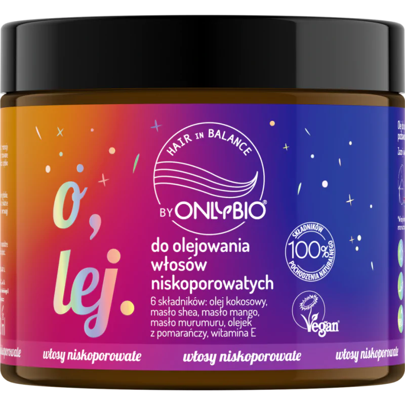 OnlyBio Hair Balance Nawilżający Olej do Olejowania Włosów Niskoporowatych 150ml