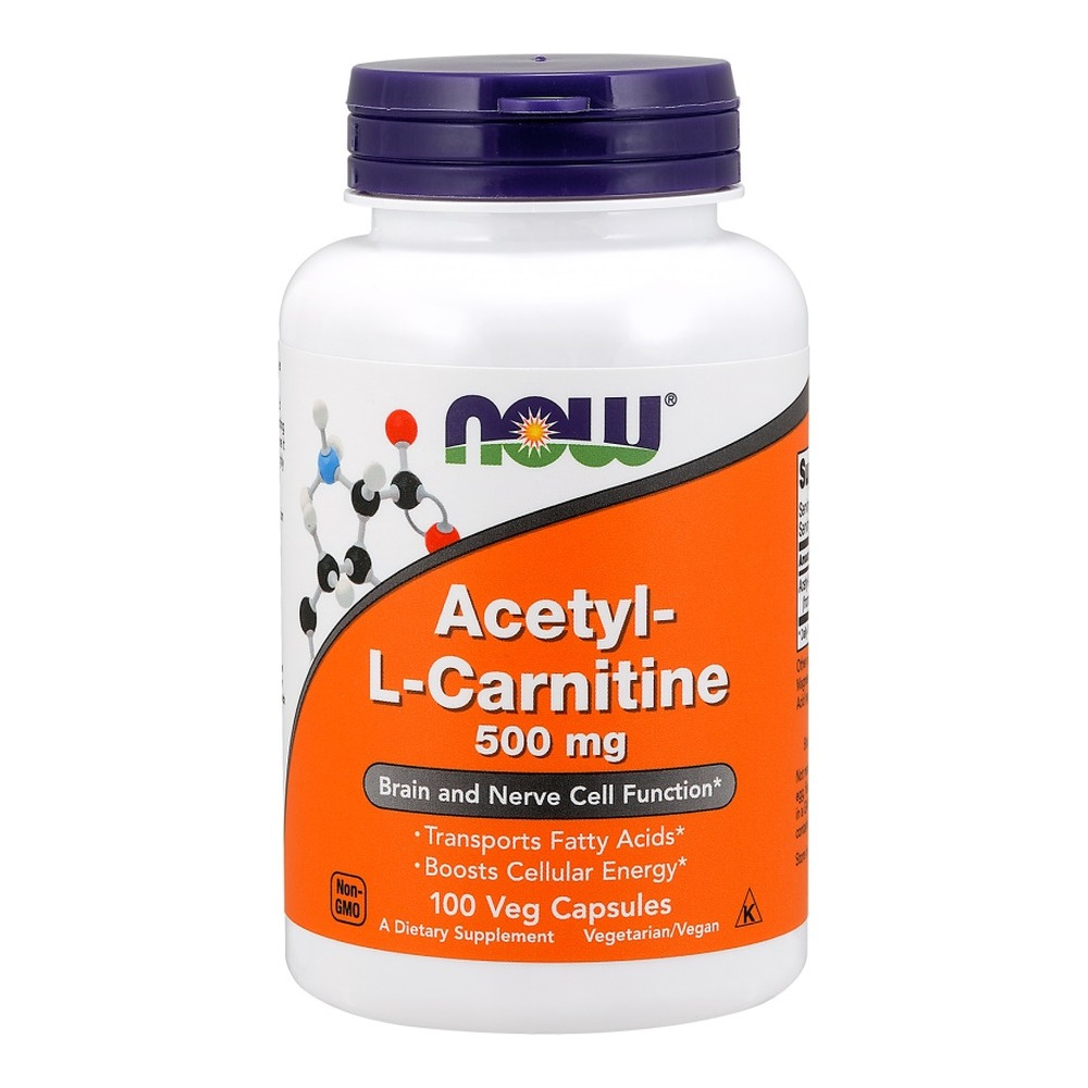 Acetyl-L-Carnitine, 500mg - 100 vcaps