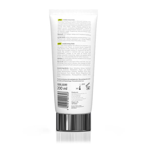 Apis Professional Hydro Evolution Enzymatic Pear Facial Peeling with Volcanic Lava 2in1 for Dehydrated Skin 200ml