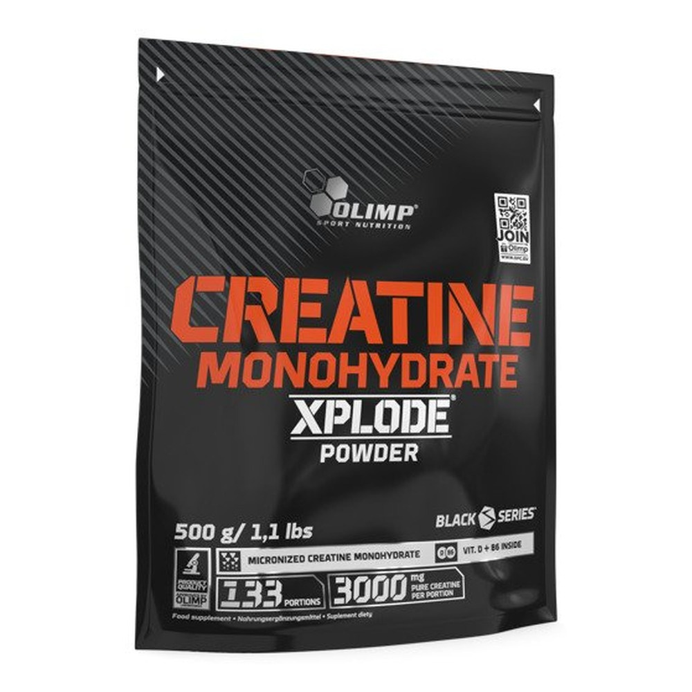 Olimp Nutrition Creatine Monohydrate Xplode Creatine Monohydrate Powder for Strength and Muscle Mass Lemon 500g