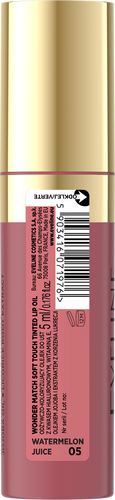 Eveline Wonder Match Lip Oil No. 05 Watermelon Juice 5ml