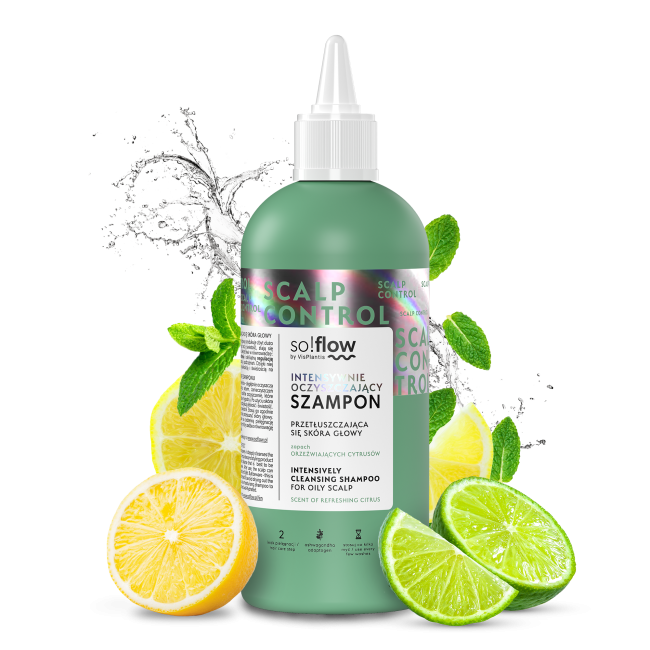 So!flow Scalp Control Intensywnie Oczyszczający Szampon do Skóry Głowy 200ml