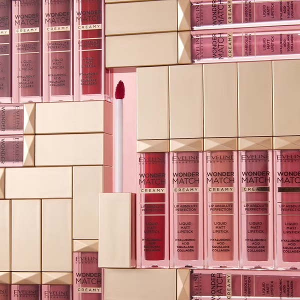 Eveline Wonder Match Matowa Pomadka w Płynie Nr 11 Milky Nude 6,8ml