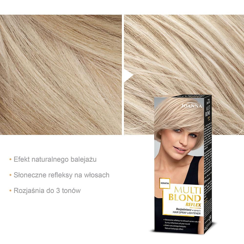 Joanna Multi Blond Reflex Hair Lightener Spray for Blonde Hair 150ml