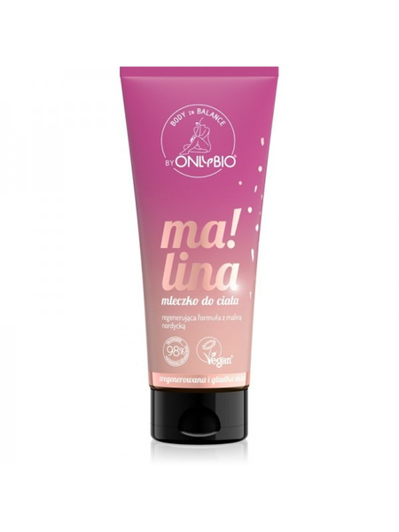 OnlyBio Regenerating Body Milk with Nordic Raspberry 200ml