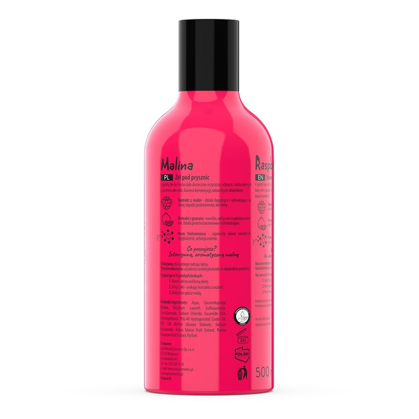 Apis Fruit Shot Raspberry Shower Gel for all Skin Types 500ml