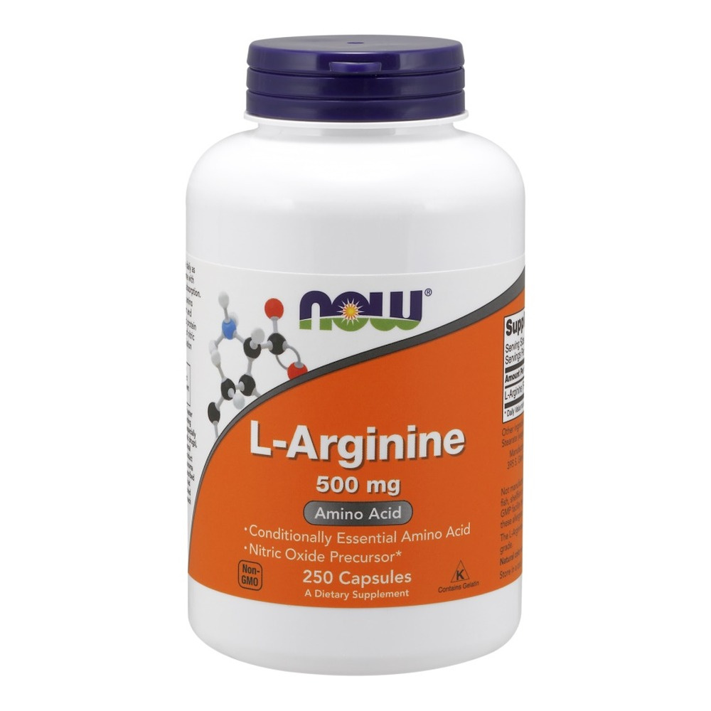 L-Arginine, 500mg - 250 caps