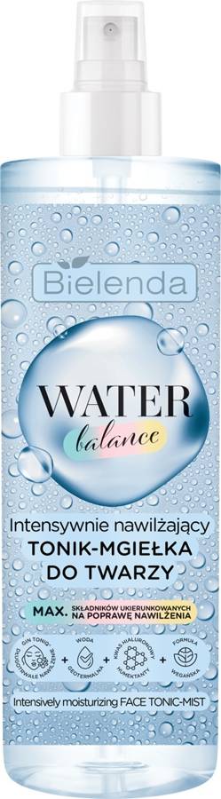 Bielenda Water Balance Intensively Moisturizing Face Toner-Mist  Vegan 200ml