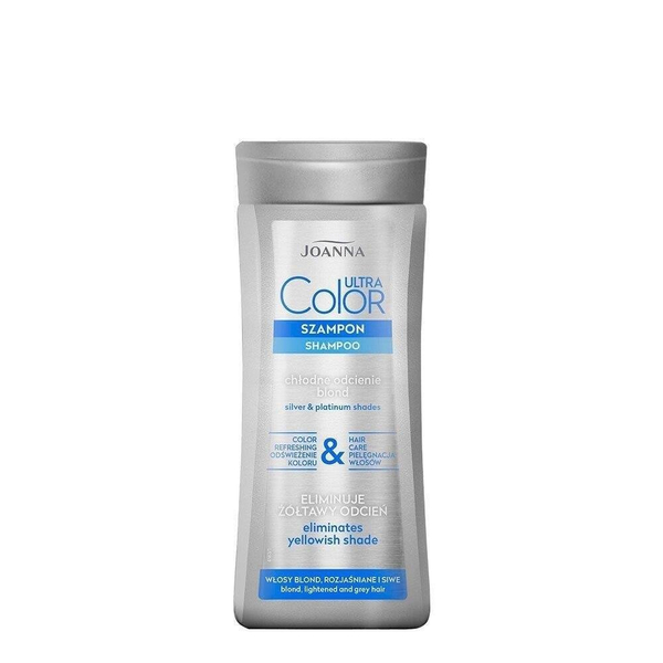 Joanna Color System Cool Blonde Shampoo Eliminates Yellowish Hair Tone 200ml