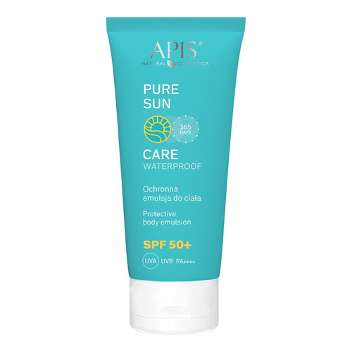 Apis Pure Sun Protective UVA/UVB Wodoodporna Emulsja do Ciała SPF50 dla każdego Rodzaju Skóry 200ml