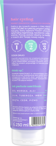OnlyBio Hair Cycling Moisture Shampoo for Hair and Scalp 250ml