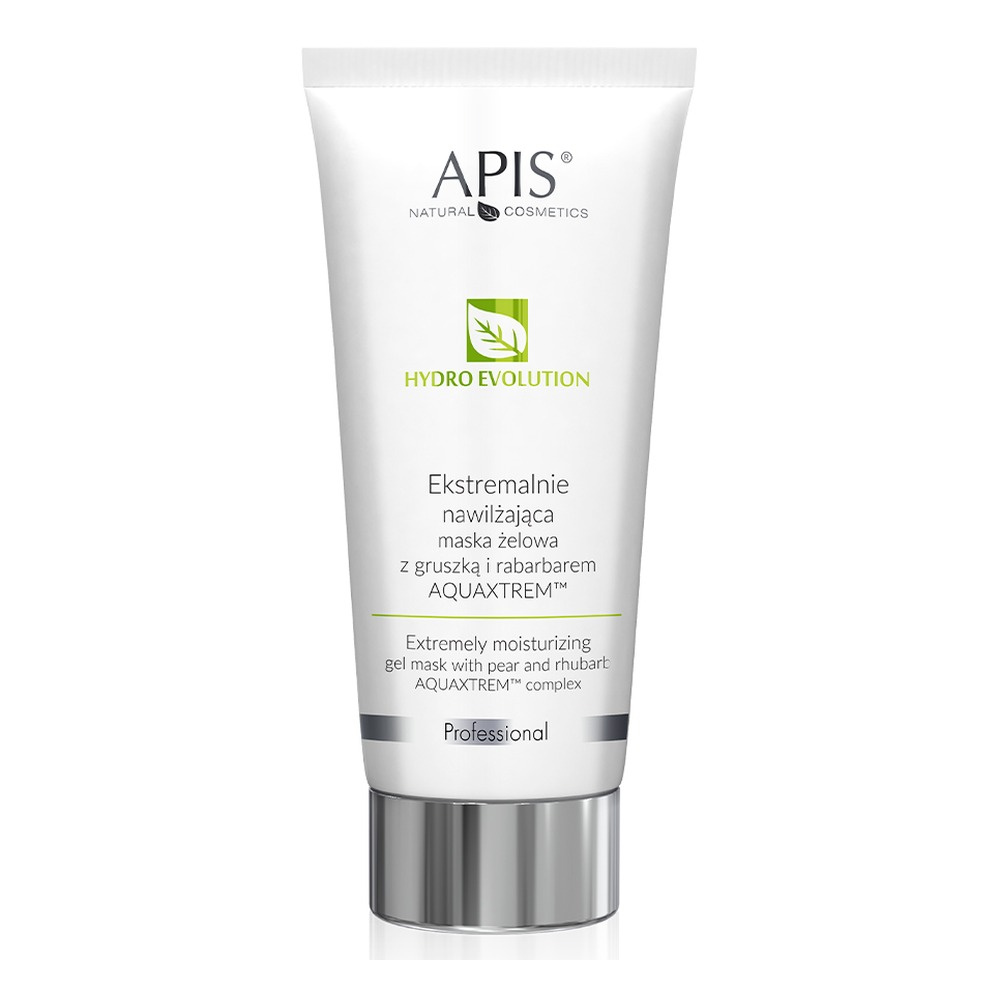 Apis Professional Hydro Evolution Ekstremalnie Nawilżająca Maska Żelowa z Gruszką i Rabarbarem Aquaxtrem™ dla Skóry Odwodnionej 200ml