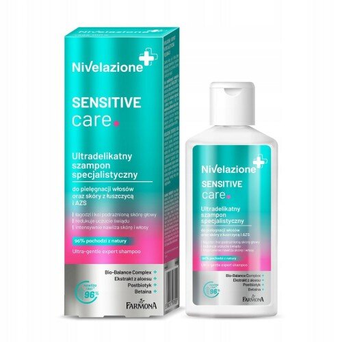 Nivelazione Sensitive Care Ultra-Delicate Specialist Shampoo for Hair and Skin with Psoriasis and Atopic Dermatitis 100ml