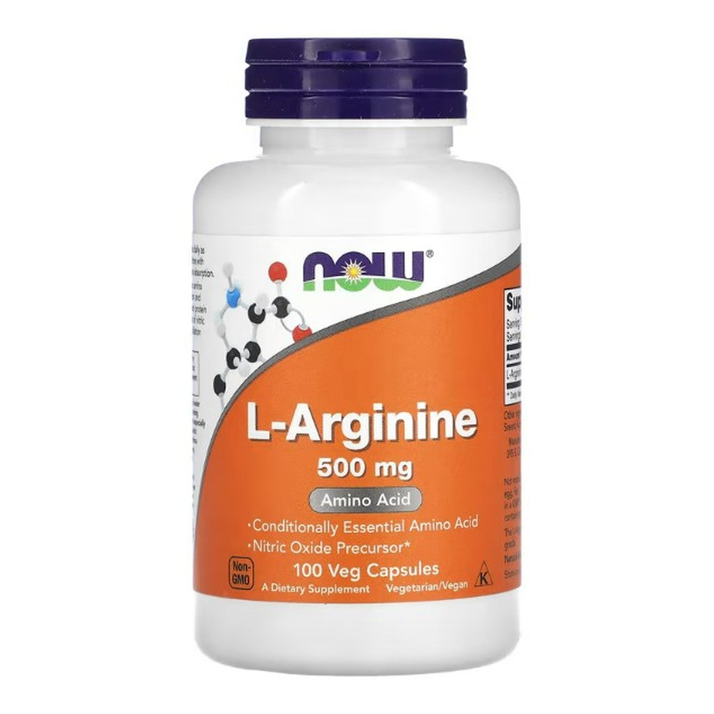 L-Arginine, 500mg - 100 caps