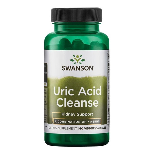 Swanson Uric Acid Cleanse Supports Uric Acid Elimination 60 Capsules