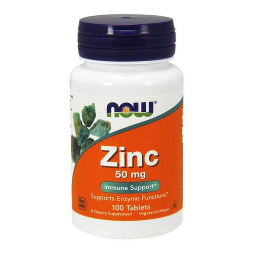 Now Foods Zinc 50mg 100 Tablets