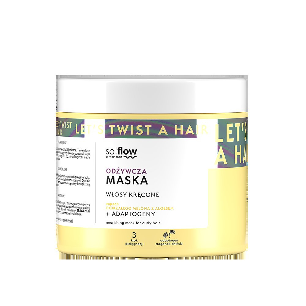 So! Flow Nourishing Mask for Curly Hair with Melon and Aloe Scent 400ml