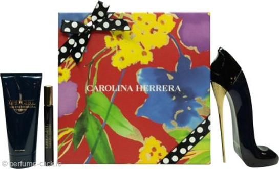 Carolina Herrera Good Girl Woda Perfumowana 80ml EDP + Balsam do Ciała 100ml + Woda Perfumowana 10ml EDP Zestaw dla Kobiet 1 Sztuka