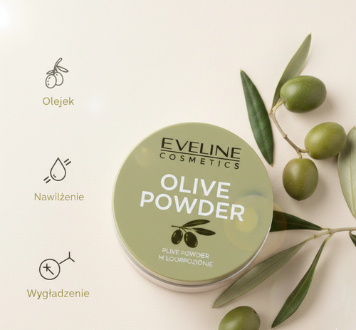 Eveline Olive Powder Oliwkowy Puder Sypki 8g
